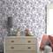 RoomMates Tamara Day Blue Flower Girl Peel & Stick Wallpaper